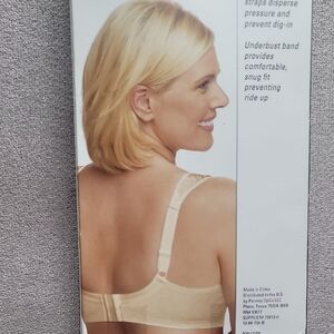 Underscore Cushion Strap Wirefree Women's Cream Natural Bra